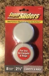 Super Sliders 1/2" Tan Round Reusable Furniture Carpet Effortless. Fixed Price $14.95.