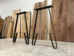 21 Inch Tall Raw Steel End Table Legs/metal Base/accent. Fixed Price $165.00.