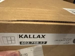 Ikea Kallax Shelf Unit Black Brown, 1/8X30 " - 4 Cube Bookcase Storage. Fixed Price $74.95.