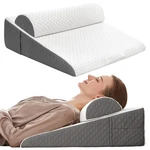 7.5" Bed Wedge Pillow For Sleeping With Headrest, Set After .... Fixed Price $64.01.