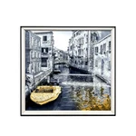 Machine Paper Print Wall River Design Decor Framed Plastic 80X80CM. Fixed Price $119.86.