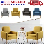 New Accent Single Sofa Upholstered Fabric Chairs Arm Furniture Living Room. Fixed Price $138.99.