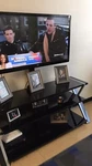 Corliving Laguna Corner Tv Stand - Satin Black. Fixed Price $320.00.