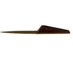 Vintage Letter Opener Brass & Walnut Wood Mid Century Modern Mcm 8.25". Fixed Price $13.99.
