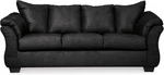 Signature Design By Ashley Darcy Classic Contemporary Sofa, Black. Fixed Price $971.99.