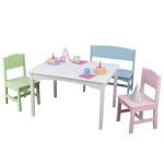 Kidkraft Nantucket Wooden Table Multicolored, Children's Furniture - Pastel. Fixed Price $125.00.