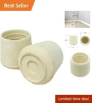 Shepherd Hardware 9225 Off-white Rubber Leg Tips 1-1/2'' Diameter, 2-PACK. Fixed Price $13.29.