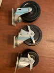 Shepard Set Of 3 Casters. 220# Swivel, 200# W/brake, 275# Brake. Brand New.. Fixed Price $40.00.