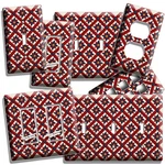 Coutry Quilted Blanket Pattern Light Switch Cover Plate Outlet Room Decor. Fixed Price $17.84.