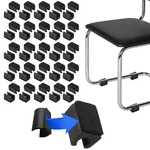 50 Pack Rectangle U Shaped Chair Leg Tip Cap With Felt Pad Fit Dia 12 Mm Black. Fixed Price $16.03.