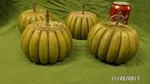 2064D Fancy Set Sofa Bun Feet W/screw 5.25" Across 3" Tall Maple Finish Wood?. Fixed Price $29.55.