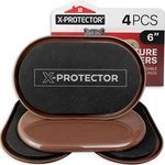 X-protector Furniture Sliders For Carpet 4 Pcs 6" 3 1/2" Best Heavy-du. Fixed Price $12.86.