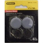 Stanley S845-547 V1726 Nail-on Furniture Sliders In Grey, 1-3/16", Pcs. Fixed Price $13.99.