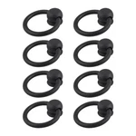 Black Ring Pulls Wrought Iron Cabinet Set Of 8 Renovators Supply. Fixed Price $114.99.