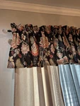 Biltmore Amapola Curtain Valances 82 X 21 Set Of Three. Fixed Price $40.00.