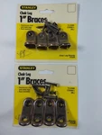 Stanley 1" Chair Leg Braces Steel Black Finish W/ Screws - 2 Packs (8. Fixed Price $11.54.