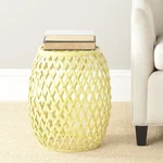 Safavieh Evan Iron Strips Welded Stool Yellow. Fixed Price $125.02.