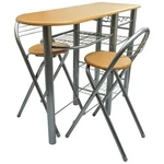 Dining Table And Chair Kitchen Set Dinner Seat Wood Vidaxl. Fixed Price $120.99.