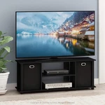 Entertainment Center Simple Stylish Design Functional Standing Tv Black. Fixed Price $62.66.