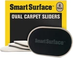8290 Large Xl Reusable Oval Carpet Furniture Sliders 9-1/2" 5-3/4" 4-PACK In. Fixed Price $19.10.