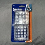 Waxman Square Furniture Caster Cups Spiked 4 Per Pack Protects Carpets #6797. Fixed Price $7.19.