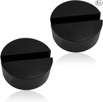 2 Pcs Heavy-duty Universal Rubber Pads, Slotted Floor Protectors For Pinch Weld. Fixed Price $15.99.