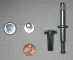 Shepherd Caster Grip-neck Stem Fastener #02-SATELLITE, 5/16" X 1-1/2", W/socket. Fixed Price $9.95.