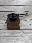 Olde Thompson Coffee Mill Grinder Cast Iron Wood Hand Crank Vintage Repaired. Fixed Price $15.39.