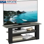 Wood Tv Stand Media Console Shelf Cable Box Dvd Player Space Saving Furniture Us. Fixed Price $68.78.