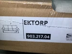 Ikea Ektorp Cover For Seat Sofa Lofallet Beige (complete Set) 903.217.04 New!. Fixed Price $199.00.