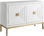 Uttermost 50033 Aiken 43"W 2 Door Wood Cabinet - White. Fixed Price $1351.20.