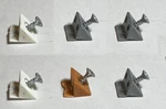 6X Ikea Drawer Back Fitting Screw Support, Assorted Colors Part # 110678. Fixed Price $9.98.