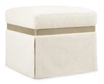Hooker Furniture 628-50734 Melange 20"W Ottoman Pouf Champagne / Inverness. Fixed Price $744.48.