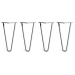 Raw Metal Hairpin Legs - Made Usa. Vintage / Retro Look For Tables Beds.. Fixed Price $80.00.