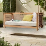 Cambridge Casual Salinas Teak Wicker Porch Swing. Fixed Price $797.08.