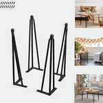 15" - 30" Coffee Table Metal Hairpin Legs Wrought Iron Bar Black Set 4. Fixed Price $39.99.