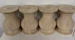 Design 59 Unfinished Balustrade Coffee Table Legs, 10T X 7W, Set 4 See Desc.. Fixed Price $74.98.