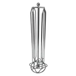 Chrome Rotating Coffee Pod Holder Carousel Tower Organizer Silver Metal 15IN. Fixed Price $16.00.