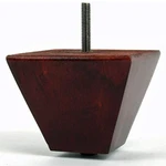 Daddy 3" Mahogany Finish Pyramid Sofa Leg, Set 4. Fixed Price $45.35.
