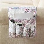 Rose Toile Couch Sofa Armrest 5 Pockets Organizer, Slip Resistant Recliner Ar.... Fixed Price $29.92.