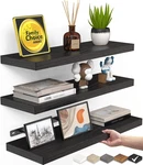 Rustic Floating Wall Shelves For Bathroom Kitchen Bedroom Storage And Decor Home. Fixed Price $45.99.