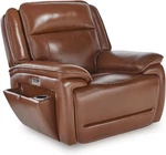 Healy Pier Power Recliner By Signature Design, Brown Comfort Chair. Fixed Price $2154.99.