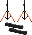 AUDIO2000 Short Heavy Duty Speaker Stand W/ Canvas Carrying Bag AST439A (pair). Fixed Price $78.98.