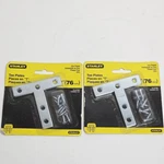 Lot Of Two- Stanley 75-5750 Tee Plates 3 New Sealed. Fixed Price $9.99.