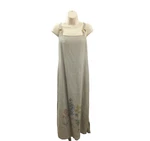 Jessica Howard Petite 10 Jumper Dress Linen Blend Natural .5" Straps Lagenlook. Fixed Price $19.97.