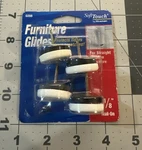 Furniture Glides Waxman Softtouch Nail On 1/8' Pack 4 Per (c). Fixed Price $5.99.