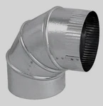 Imperial Manufacturing 3" Furnace Pipe Adjustable Elbow Exhaust 26 Galvanized. Fixed Price $13.99.