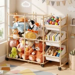 Toy Storage Organizer With 3 Removable Bins, Kids Shelf. Fixed Price $42.14.