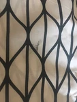 Ikea Paulin Machado 2013 Fabric Black White Geometric Design 60" X 35" Curtain. Fixed Price $14.99.
