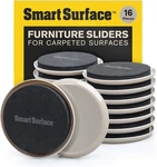 Furniture Sliders For Carpet - 16 Pack 3.5" Round 8295 Coasters Beige. Fixed Price $22.70.